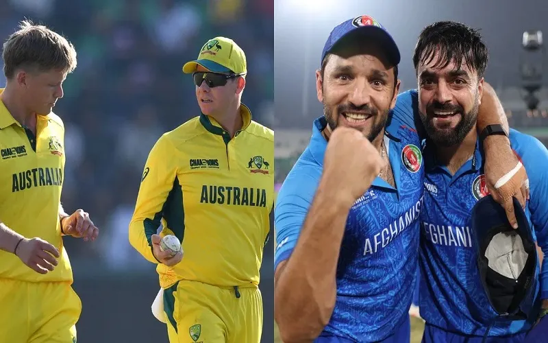 Champions Trophy 2025 : सेमीफाइनल में जगह बनाने के लिए आमने-सामने होंगे ऑस्ट्रेलिया और अफगानिस्तान 